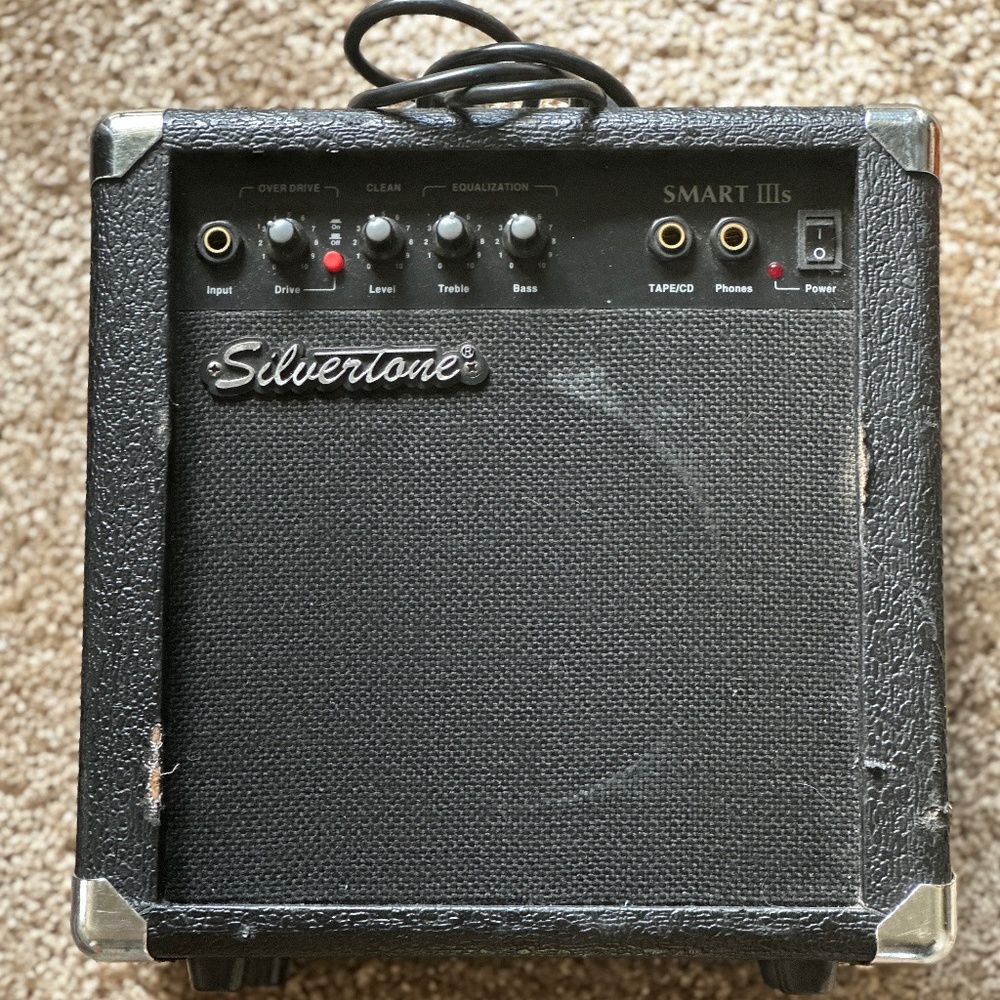 SILVERTONE SMART IIIS Guitar AMP Black Amplifier -Practice Amp VG++ B3